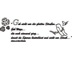 INDIGOS 4051719359794 Wandtattoo, Vinyl, weiÃ, 60 x 10 x 10 cm