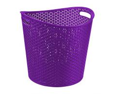 CURVER Wäschekorb, dunkelviolett