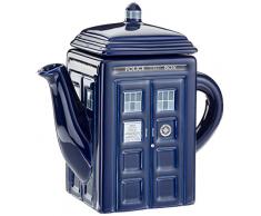 Doctor Who Teekanne Tardis aus Keramik, Mehrfarbig, 2