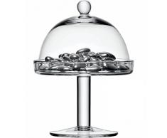 LSA International 15 cm Vienna Tortenplatte mit Glocke, transparent