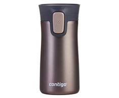 Contigo Thermobecher Pinnacle Snapseal, Edelstahl Isolierbecher, Kaffebecher to go, auslaufsicher, spülmaschinenfester Deckel BPA-frei, 300 ml