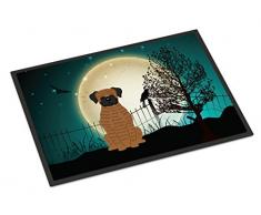 Carolines Treasures Halloween Scary Brindle Boxer Indoor or Outdoor Mat 18x27 BB2307MAT 18 x 27 Multicolor