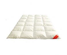 Badenia Trendline Comfort Daunendecke, Baumwolle, Weiß, 135 x 200 cm
