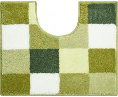 Grund Badteppich 100% Polyacryl, ultra soft, rutschfest, ÖKO-TEX-zertifiziert, 5 Jahre Garantie, BONA, WC-Vorlage m.A. 50x60 cm, grün