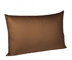 Fleuresse Colours Kissenbezug, Mako Satin, zartbitter, 40x60 cm