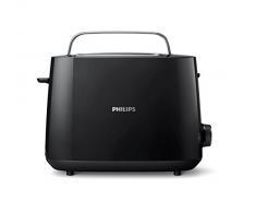 Philips HD2581/90 Toaster, integrierter Brötchenaufsatz, 8 Bräunungsstufen, schwarz