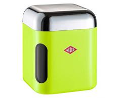 WESCO eckig Vorratsdose, Kunststoff, Limegreen, 11 x 11 x 13 cm