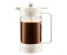 Bodum BEAN Kaffeebereiter für 8 Tassen (Press Filter System, Isoliert, Auslaufschutz, 1,0 liters) cremefarben