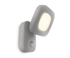 Philips IR LED Wandaußenleuchte Cloud, grau, 172768716