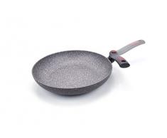 Währung einfach Induction Pfanne mit Griff klappbar, Aluminium, Grau, 26 cm