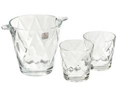 Vidivi Vetri delle Venezie Concerto Gläser Wasser und Eiskübel, 7 Einheiten