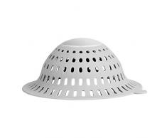 iDesign 22810EU Metro Ultra Ablaufschutz für Badezimmer Dusche, 11,8 x 11 x 4,44 cm, grau/silber, Aluminum