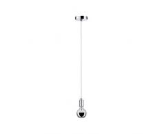 Paulmann 70894 Pendelleuchte Pendulum IP44 max. 20 Watt Hängelampe IP44 Spritzwassergeschützt Chrom Deckenlampe E27