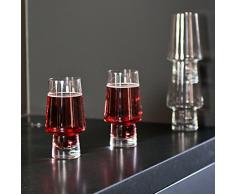 Magisso Pino Bierglas, Stapelbar, Glas, 9 x 9 x 17.5 cm, 2-Einheiten