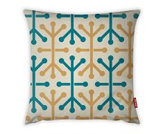 Bonamaison Dekorativ Kissenhülle, Kissenbezug, Zierkissenbezug, Wohnkultur, Für Sofa, Kaffeestube, Größe: 45X45 cm - Entworfen und hergestellt in der Türkei