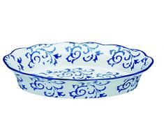Heritage Auflaufform Oval, Blau