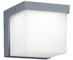 Trio Leuchten LED Außenleuchte Yangtze 228260187, Druckguss Aluminium titanfarbig, 1x 3.5 Watt