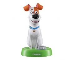 VARTA Pets Nachlicht für Kinder inkl. 3xAAA Longlife Power Batterien Taschenlampe, Orientierungslicht, Stimmungslicht für Schlafzimmer mit Touch-Sensor und An- und Ausschalt-Funktion