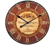 Technoline, WT 1511 Wanduhr, Ø 50cm, mehrfarbig