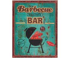 Koopman – Steel House Wandbild aus Holz