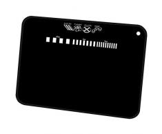 Kai Schneidebrett, waschbar, flexibel, Schwarz