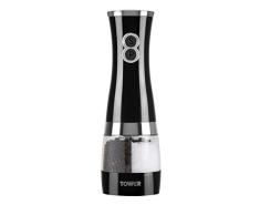 Tower T847004B - Duo-Elektrische Salz- und Pfeffermühle Schwarz