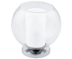 EGLO Tisch Kugelleuchte, Metall, E27, Transparent