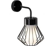 Brilliant Dalmext Außenwandleuchte, hängend, Metall, 30 W, schwarz/weiß