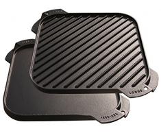 Lodge Quadratische Grillplatte zum Wenden, 26,7 cm