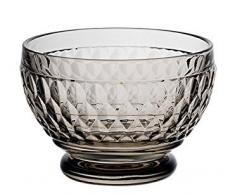 Villeroy & Boch Boston Coloured Dessertschale, 430 ml, Kristallglas, Klar/Grau