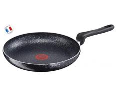 Tefal Bratpfanne, gesprenkelt, für alle Herdarten geeignet, auch Induktion, Aluminium, Schwarz, 24 cm