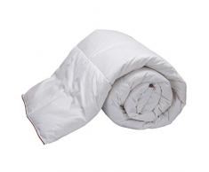 Pikolin Home - Daunendecke / Füllung mit Gänsedaunen 96%, Perkalbezug 100% Baumwolle, 280 gr/m², 200 x 220 cm, Bett 120