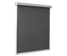 ROLLMAXXX Thermo Verdunkelungsrollo Klemmfix ohne Bohren (70 x 150 cm, Grau)