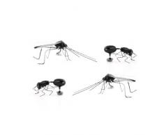 Kikkerland Industrie Magnet Clips, Set von 4Â (mg65) Insekt Schwarz