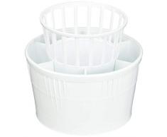 Stefanplast Abtropfbehälter für Besteck, 13 cm, weiß