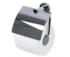 Spirella WC Rollenhalter Atlantic 10.06424 Edelstahl Toilettenpapierhalter zum kleben oder bohren