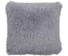 Kissen Fluffy 45x45 mitte grau - Dekokissen Zierkissen Heimtextilien Deko Kissen