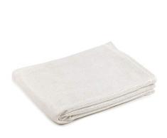 Gözze Wohn- und Kuscheldecke im glänzenden Design, 150 x 200 cm, Memphis Premium, Wollweiß, 40145-00-150200