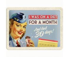 Nostalgic Art Blechschild 15x20 cm, Bunt, kleine