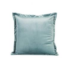 Eurofirany Kissenhülle Kissenbezug Couchkissen Sofakissen Bettkissen Zimmerdekoration Elegant Edel Exklusiv Velvet Samt Glatt Weich, Seegrün, 45x45cm, 2