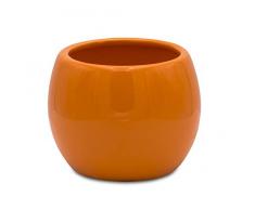 Ridder Belly Becher, Keramik, orange, ca. 10 x 10 x 7,8 cm