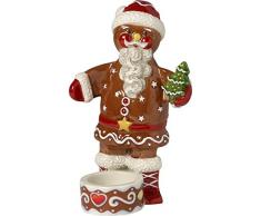 Villeroy & Boch Teelichthalter, 11,6 x 10,9 x 20,1 cm, braun, Hartporzellan