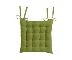 TODAY Sitzkissen, gesteppt, Polyester, grün, 40 x 40 cm