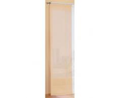 Gardinenbox Preisgünstiger Flächenvorhang Schiebegardine, transparent, unifarben, mit Zubehör, 245x60, Sand, 85589