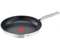 Tefal, Bratpfanne, Edelstahl, silberfarben, Edelstahl, Silber, 20 cm