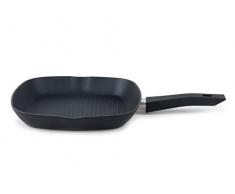 PROGRESS bw04960t geschmiedet Aluminium Antihaftbeschichtung Grillpfanne, Aluminium, schwarz, Large