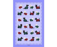 Samuel Lamont Geschirrtuch, Einheitsgröße, Blau