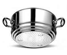 Lagostina 11115210222 Accademia Lagofusion Dampfeinsatz passend für 20/22/24 cm, Edelstahl