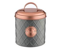 Typhoon Zuckerdose, Edelstahl, Grey/Copper, 10.5 x 10.5 x 19 cm