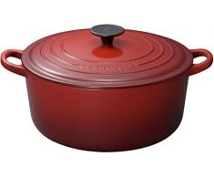 Le Creuset 25001280602461 Bräter Tradition rund 28 cm kirschrot